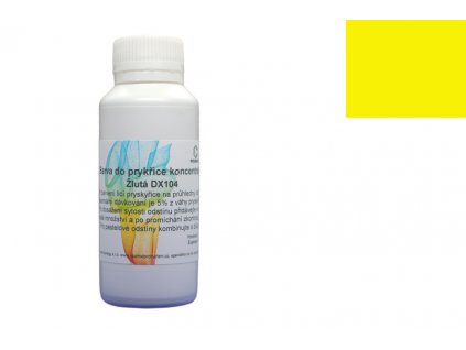 PourArt barva do  licí pryskyřice žlutá DX104 100g koncentrát