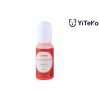 Svítící pigment do pryskyřice YiTeKo Orange Red 17 10ml