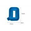 Silikonová forma X312-43 Velké 3D písmeno Q 164x143mm