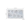 Silikonová forma na šperky XC0506-159 Trojúhelník 142x80mm