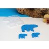 Silicone Mould 1121-10 Polar Bear 79x73x6mm