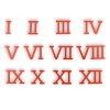 Plastová čísla římská červená 30 mm Čekanka 930