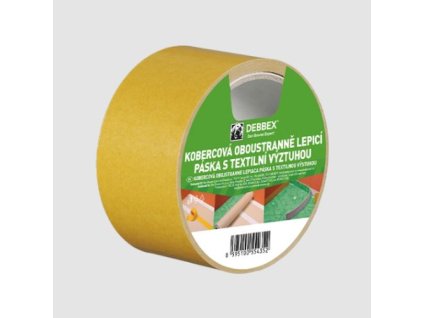 den braven kobercova oboustranne lepici paska s vyztuhou 50 mm x 25 m b818rl