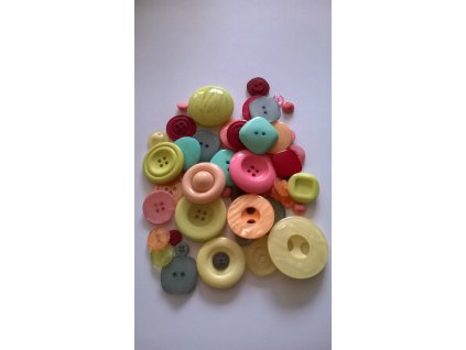Knoflíky barevný mix, VINTAGE, č. 2