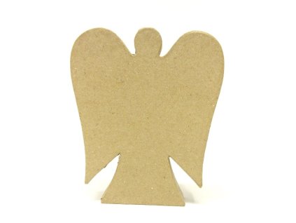 Kartonový předmět anděl 15x13x3cm