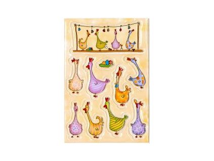 Samolepky plastické