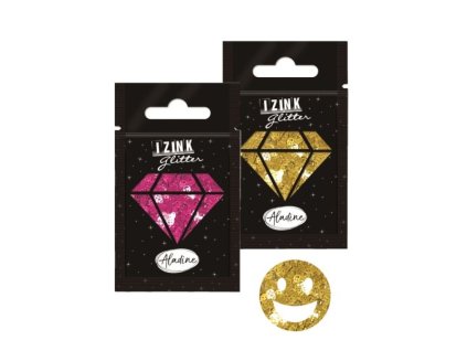 Designové třpytky, smajlíci