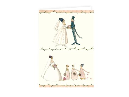 klappkarte hochzeitsreigen