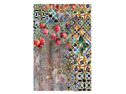 ryzovy papir a3 granatova jablicka