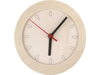 Dřevěné hodiny DIY k vlastnímu dotvoření průměr 15 cm