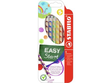 STABILO EASYcolors L Pastelky pro leváky - sada 6 barev