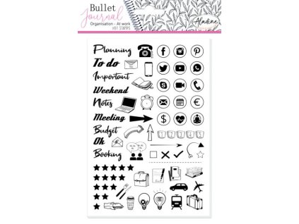 stampo bullet journal muj pracovni den5