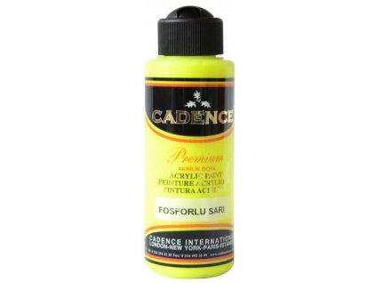 akrylova barva premium fluorescent yellow