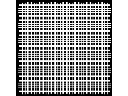 sablona 12 x12 30 5 x 30 5 cm plaid fringe