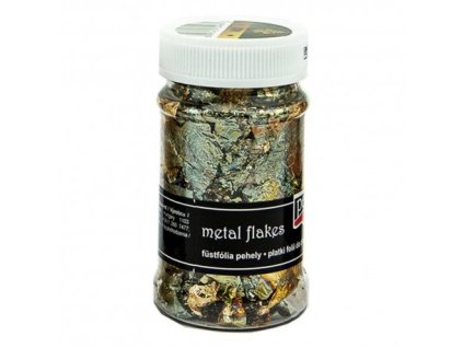 Metalické vločky zlato-kouřové M2 (1g)