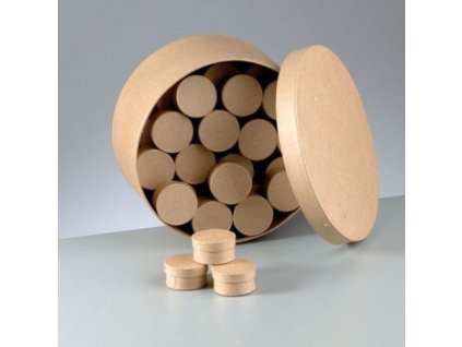 Kartonové krabičky kulaté