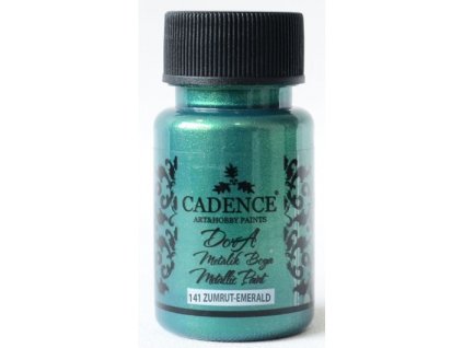 metalicka akrylova barva dora metalic emeraldova zelena emerald 50 ml