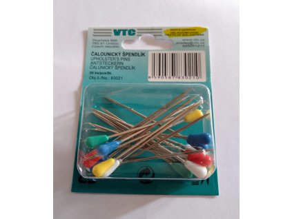 Špendlík čalounický 1,4x62 mm, 20ks