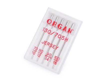Strojové jehly Jersey sdružené 70; 80; 90; 100 Organ 020804