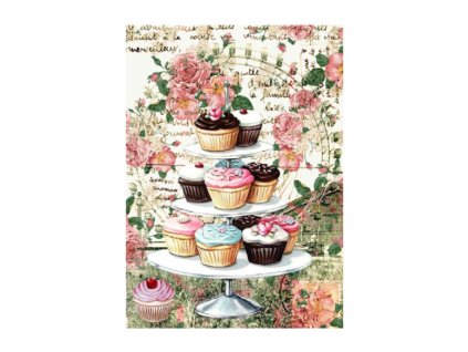 ryzovy papir a4 cupcakes