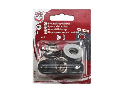 Průchodky s podložkou Fe 12x5x24mm (v.12) 10ks/karta