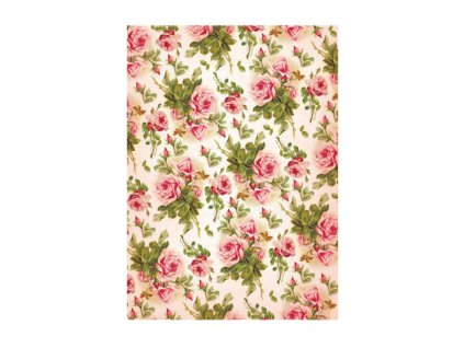 ryzovy papir a4 ruzove ruze