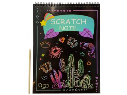 Notes škrábací A4-10listů