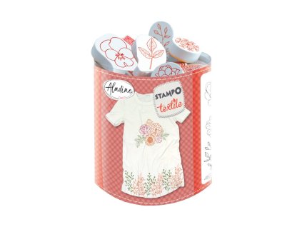 razitka na textil kvetiny a venecky