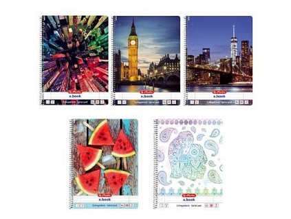 Herlitz - Spirálový blok A4/80 listů, linka