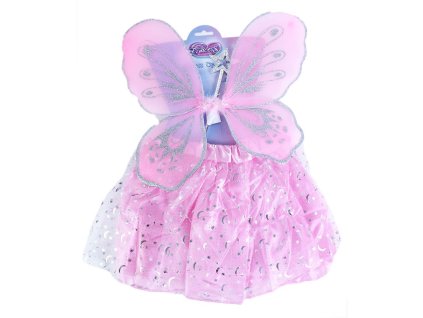 Kostým - tutu sukně - růžová - 193581