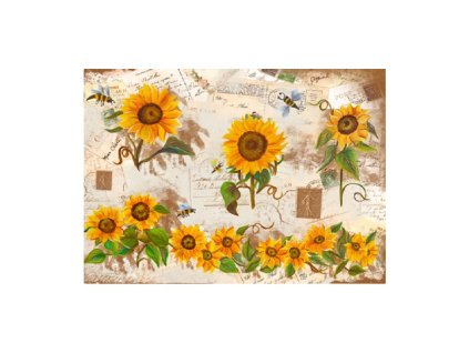 ryzovy papir a4 slunecnice se dopisy