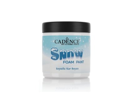 barva na sklo snow foam paint 250 ml