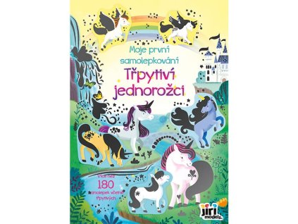 0006613 moje prvni samolepkovani trpytivi jednorozci
