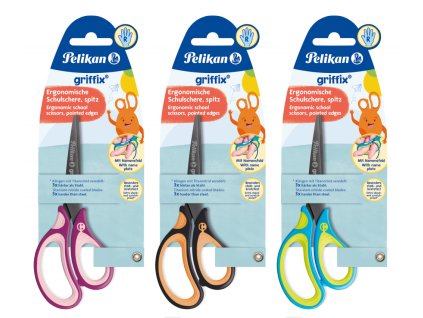 Pelikan - Nůžky Griffix pro praváky - ostrá špička 15cm