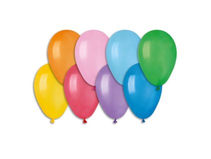 balonky základní barvy - různé velikosti