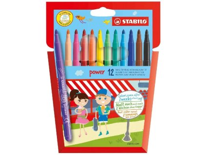 Vláknový fix STABILO power - 12 ks