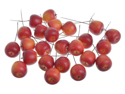 41f4a2ba4269d7b14d8669eab0b62352 122can07495 11 jabluszka na piku 24szt 3cm 72 1 bags 24 pcs bag red