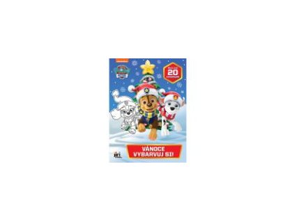 0007754 vybarvuj si tlapkova patrola vanoce 150