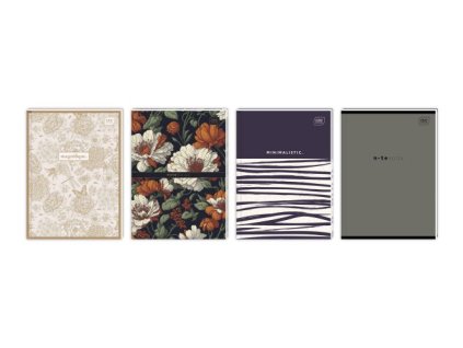 Záznamní kniha Interdruk A5 96l nelink.