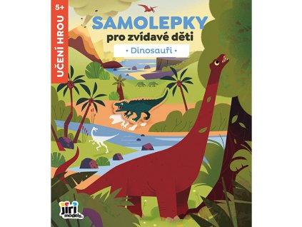 0008626 samolepky pro zvidave deti dinosauri