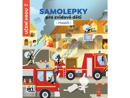 0008608 samolepky pro zvidave deti hasici