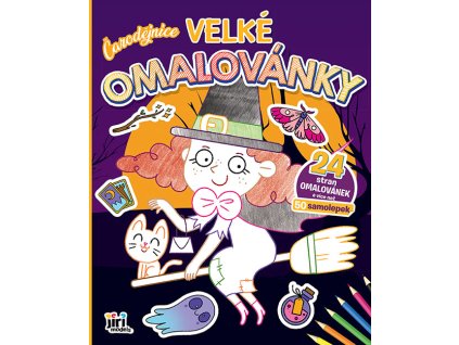 0008862 velke omalovanky carodejnice