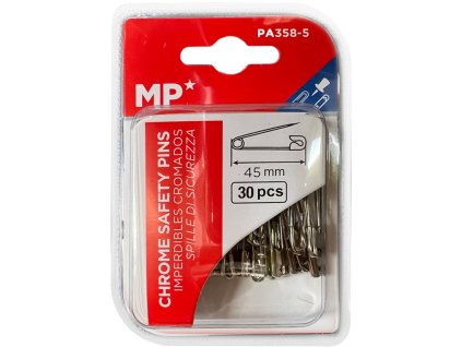špendlíky zavírací 45mm 30ks MP PA358-5 blistr