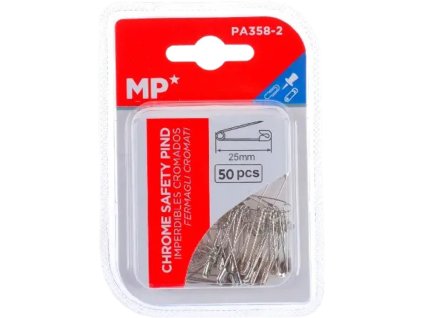 špendlíky zavírací 25mm 50ks MP PA358-2 blistr