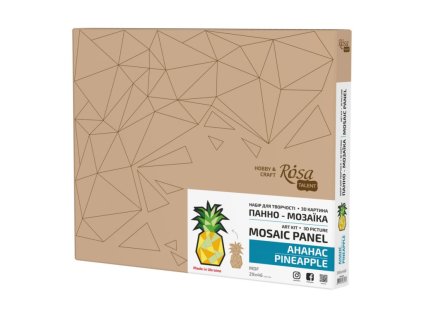 3d drevena skladacka rosa ananas 57800