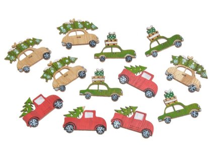ed9238c57a8e75b2ddb399ded1c8fb16 208can18a0901 ozdoby z drewna autka w paczce 12szt pacz 4 5cm 240 48 bags 12 pcs bag set 3 desg gr