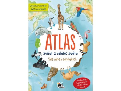 0009031 svet zvirat v samolepkach atlas zvirata sveta