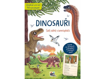 0009019 svet zvirat v samolepkach dinosauri a spol