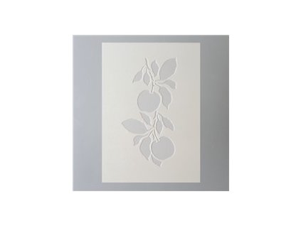 Plastové šablony na tupování, ovoce -  SLEVA 50%