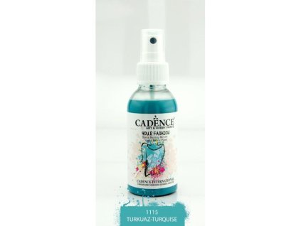 Textilní sprej TYRKYSOVÁ, Cadence, 100ml